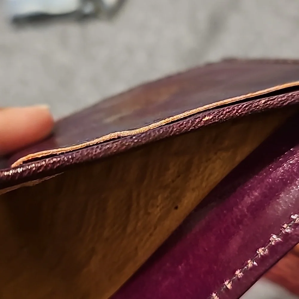 1992 Set Vintage MTG Leather Wallet Clutch w Pockets with 2 accessories